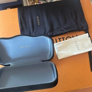 Gucci minimal gg geometrical sunglasses 53mm